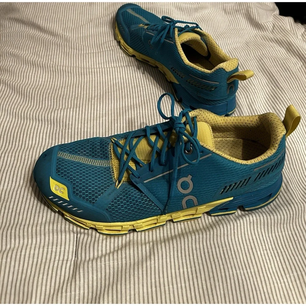 On Cloud Shoes Women 10.5 On Running Cloudtec Swiss Engineering Blue‎ Sneaker